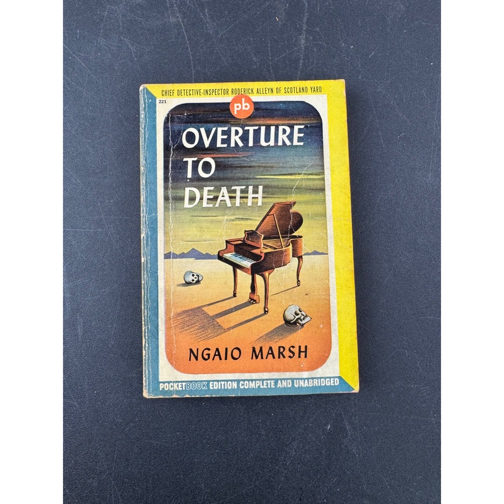 Overture to Death Ngaio Marsh 1943 Pocket Book 221 First Print Vintage Mystery
